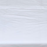 Sewn cotton fitted sheet with elastic | White - Cotton fitted sheet with