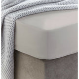 Sewn cotton fitted sheet with elastic | Wind chime - Cotton