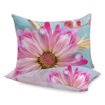Sewn cotton pillowcase | Gerbera - Sewn