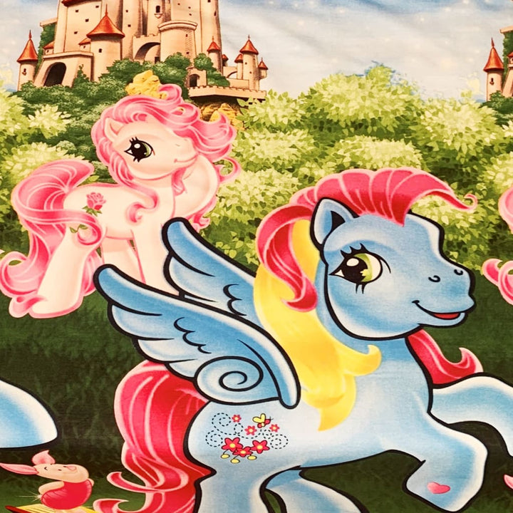 Siuvamas drobinis pagalvės užvalkalas | Little ponies -