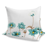 Šujams kokvilnas spilvendrāna | Milky flowers -