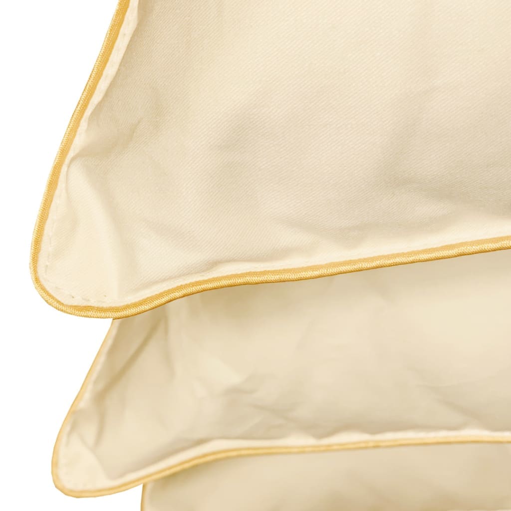 Zosu pūku un spalvu vienvietīgā sega un spilvens